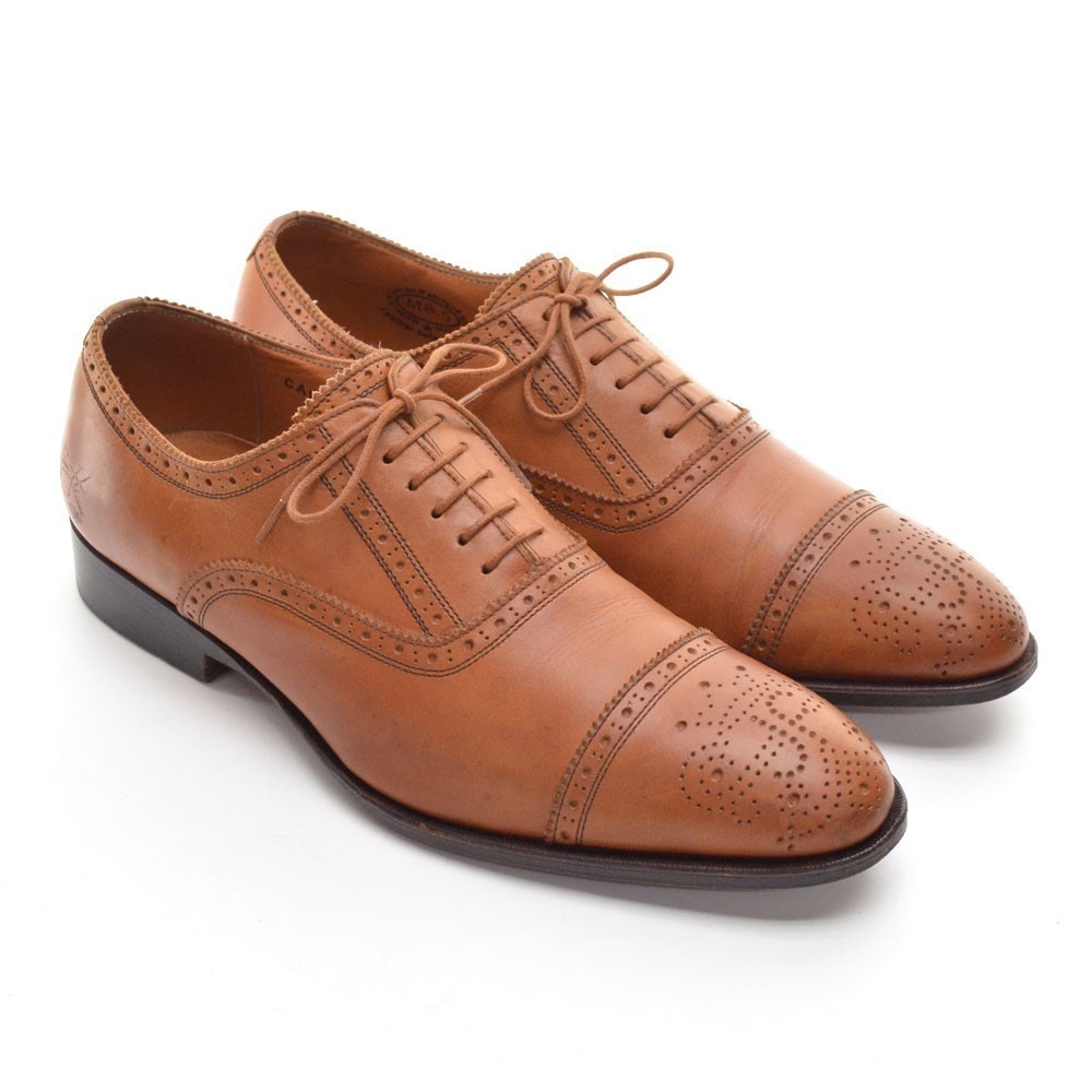 Men John Fluevog Brandenburg Brogue Cap Toe Oxfords 8.5